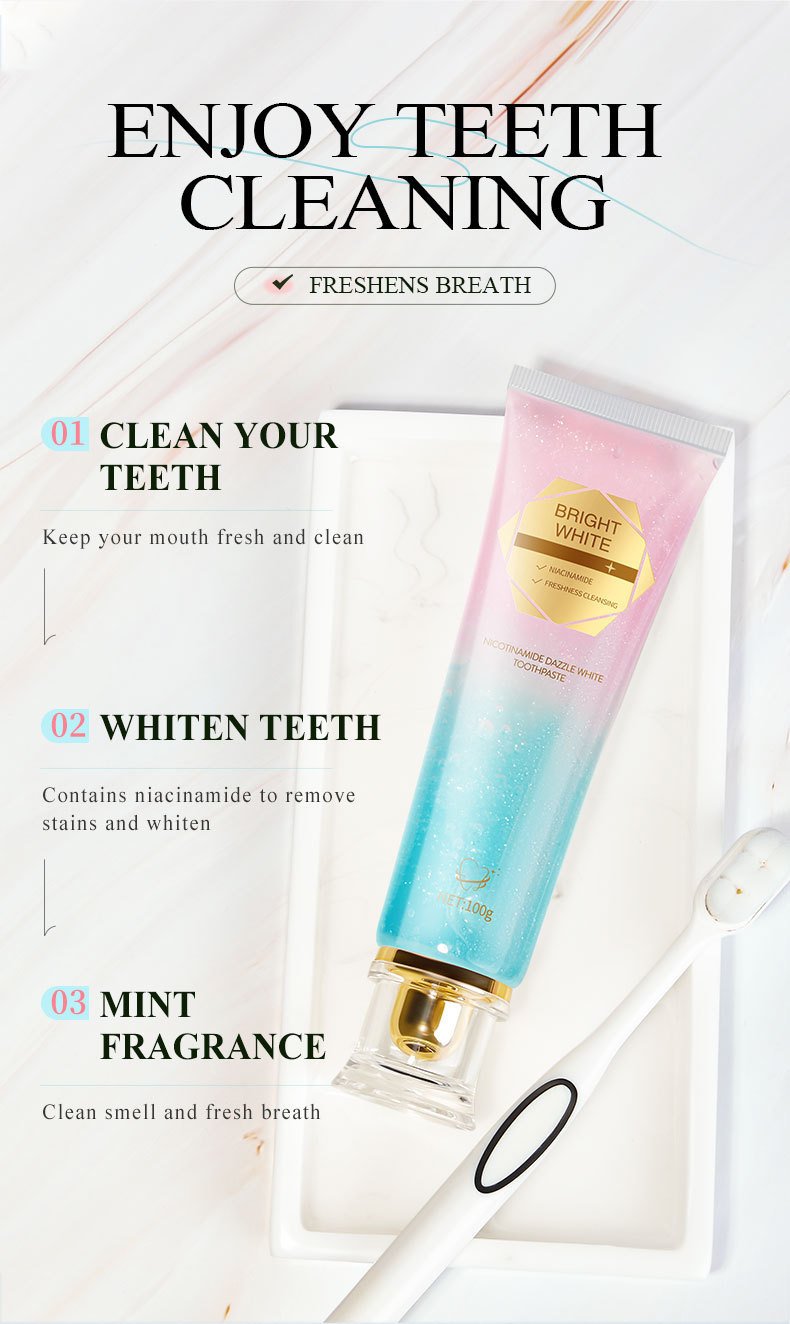 ⚡️FLASH SALE 55% OFF -Niacinamide Whitening Toothpaste