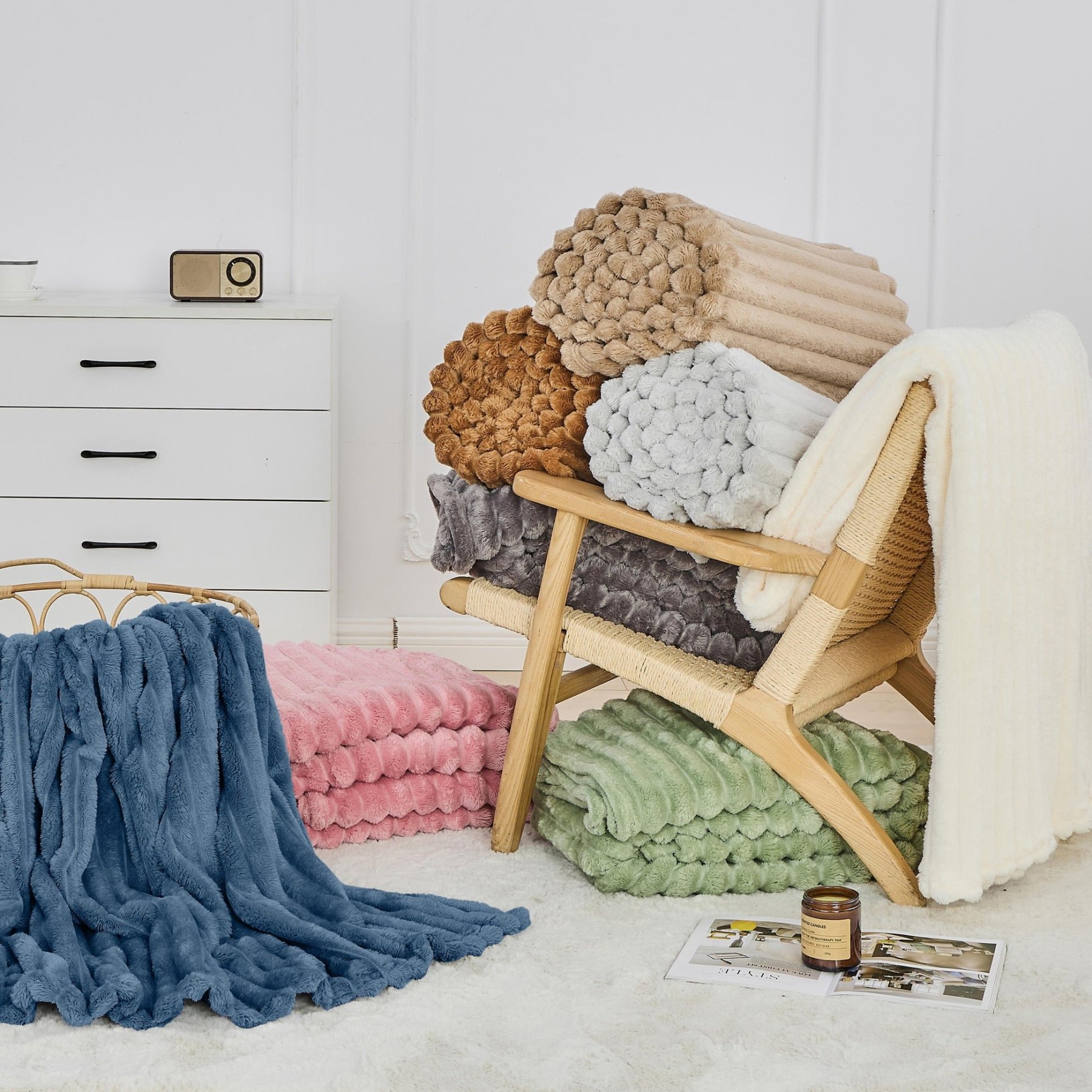 [🎅Final 24-hour Preferential Deal🎅]2024 HOT SALE❄️Popular thickened plush nap blanket
