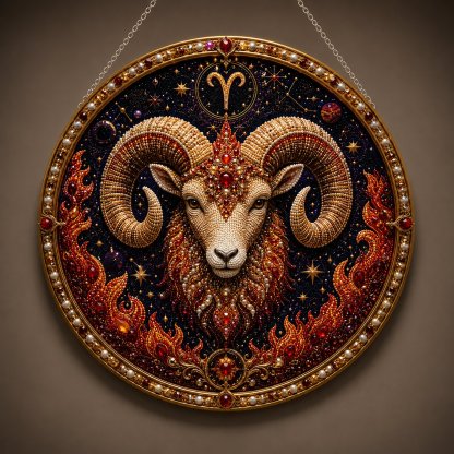 🔥Last Day 70% OFF - 12 Zodiac Signs Pearl Art Kit ♈🌙