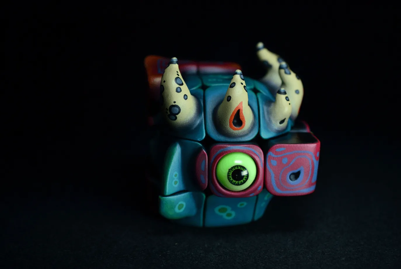 🔥LAST DAY 50% OFF✨Artists Handmade Art Monster Sculpture Rubik's Cube Toys