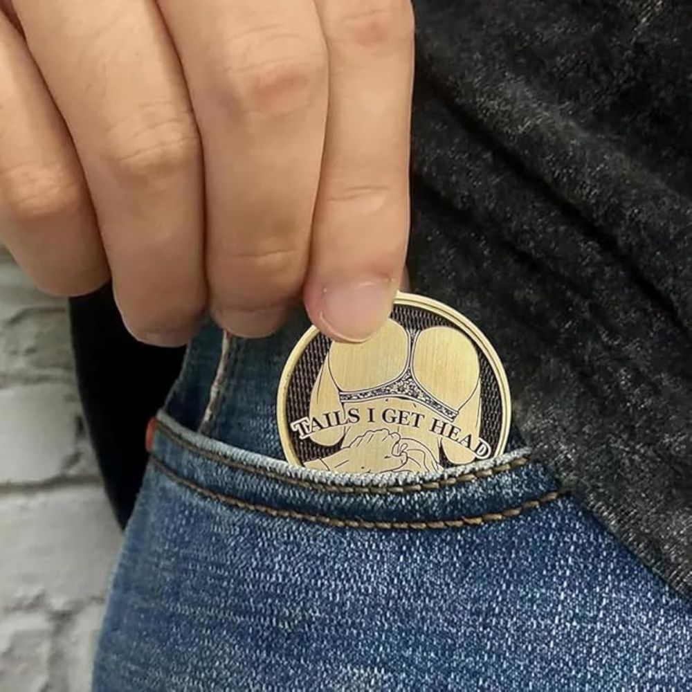 🔥Limited Edition-Early Valentine’s Day Discounts🎁-Funny Heads and Tails Coins