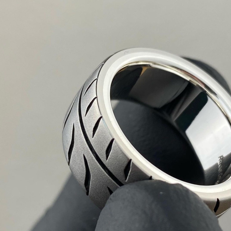 🏎Handmade Metal Racing Tire Ring🏁