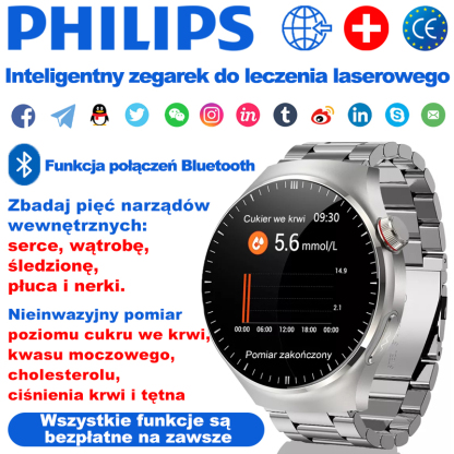  Inteligentny laserowy zegarek zabiegowy Philips (skanowanie całego ciała)