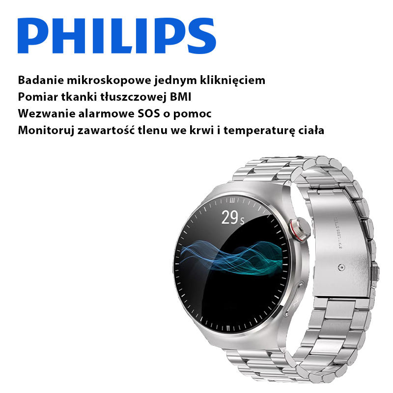 Inteligentny laserowy zegarek zabiegowy Philips (skanowanie całego cia
