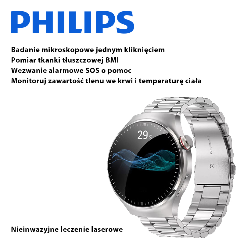  Inteligentny laserowy zegarek zabiegowy Philips (skanowanie całego ciała)