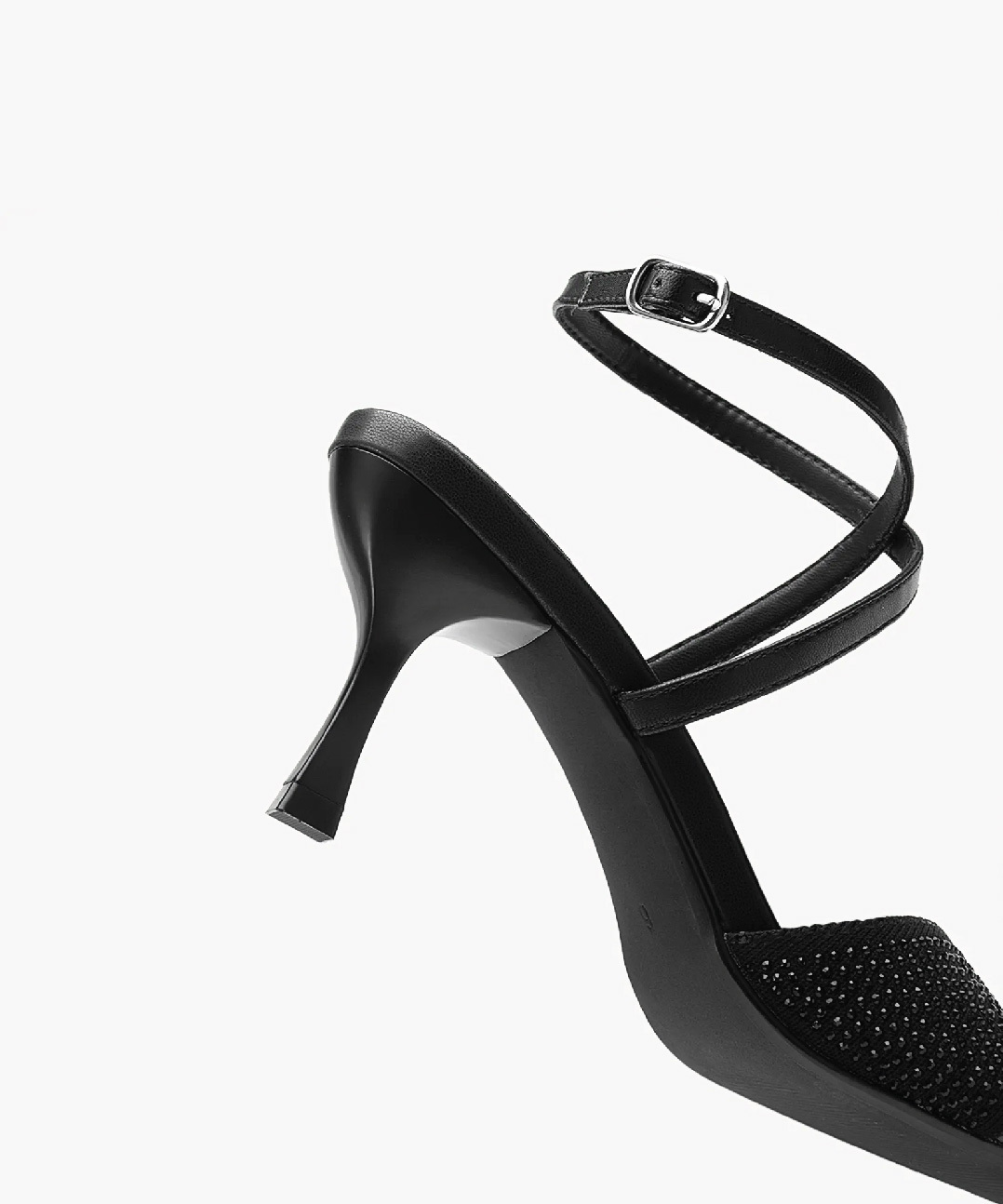 MOUSSE FIT Women Sweet Square Toe Heeled Sandals