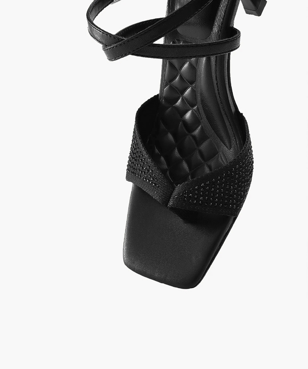 MOUSSE FIT Women Sweet Square Toe Heeled Sandals