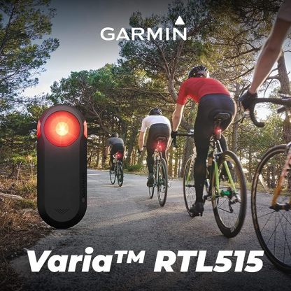 Wsteczny radar rowerowy GARMIN Varia RTL515,patron kolarstwa szosowego