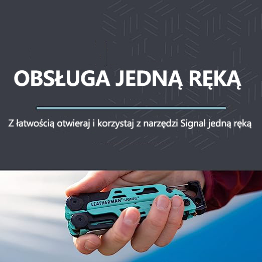 Leatherman Signal, narzędzie wielofunkcyjne survivalowe z 19 narzędziami