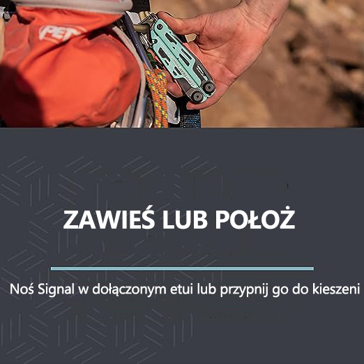 Leatherman Signal, narzędzie wielofunkcyjne survivalowe z 19 narzędziami