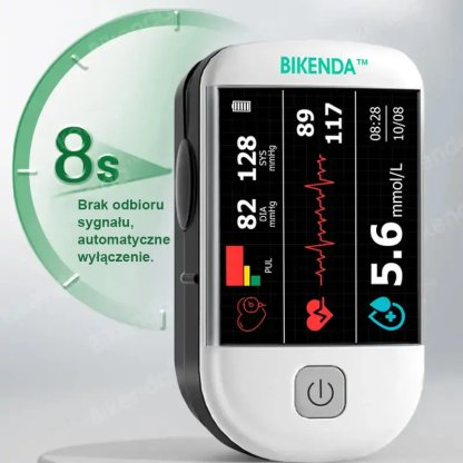 Bikenda™ 2025 Smart Wielofunkcyjny Nieinwazyjny Laserowy Glukometr 👩‍💼 Dokładność do 99,9% 🍀