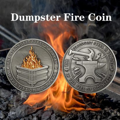 Dumpster Fire Challenge Coins