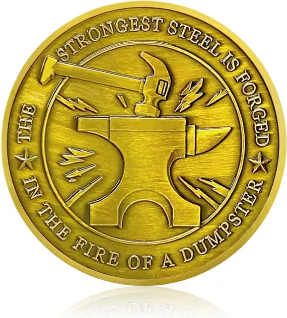 Dumpster Fire Challenge Coins(Golden)