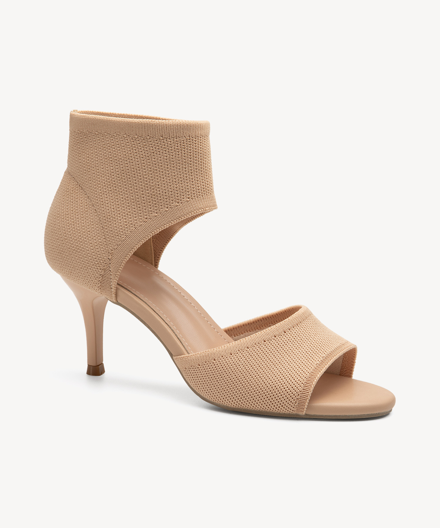 MOUSSE FIT Women Peep Toe Stiletto Heeled Sandals