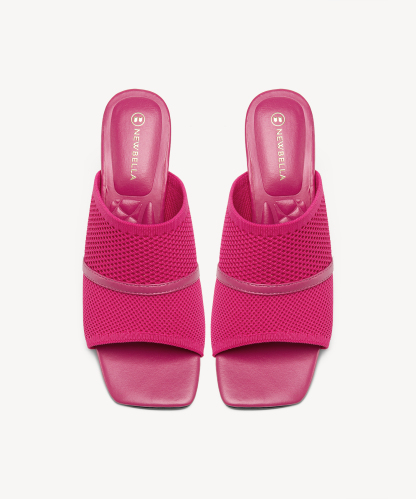 Mousse Fit Women Commute  Square Toe Heeled Sandals