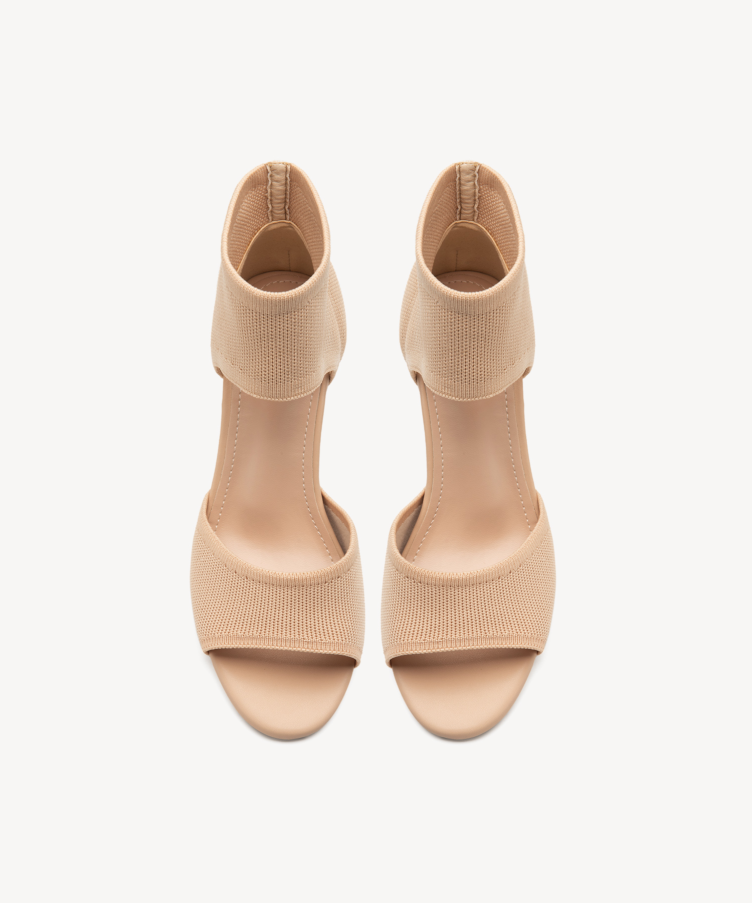 MOUSSE FIT Women Peep Toe Stiletto Heeled Sandals