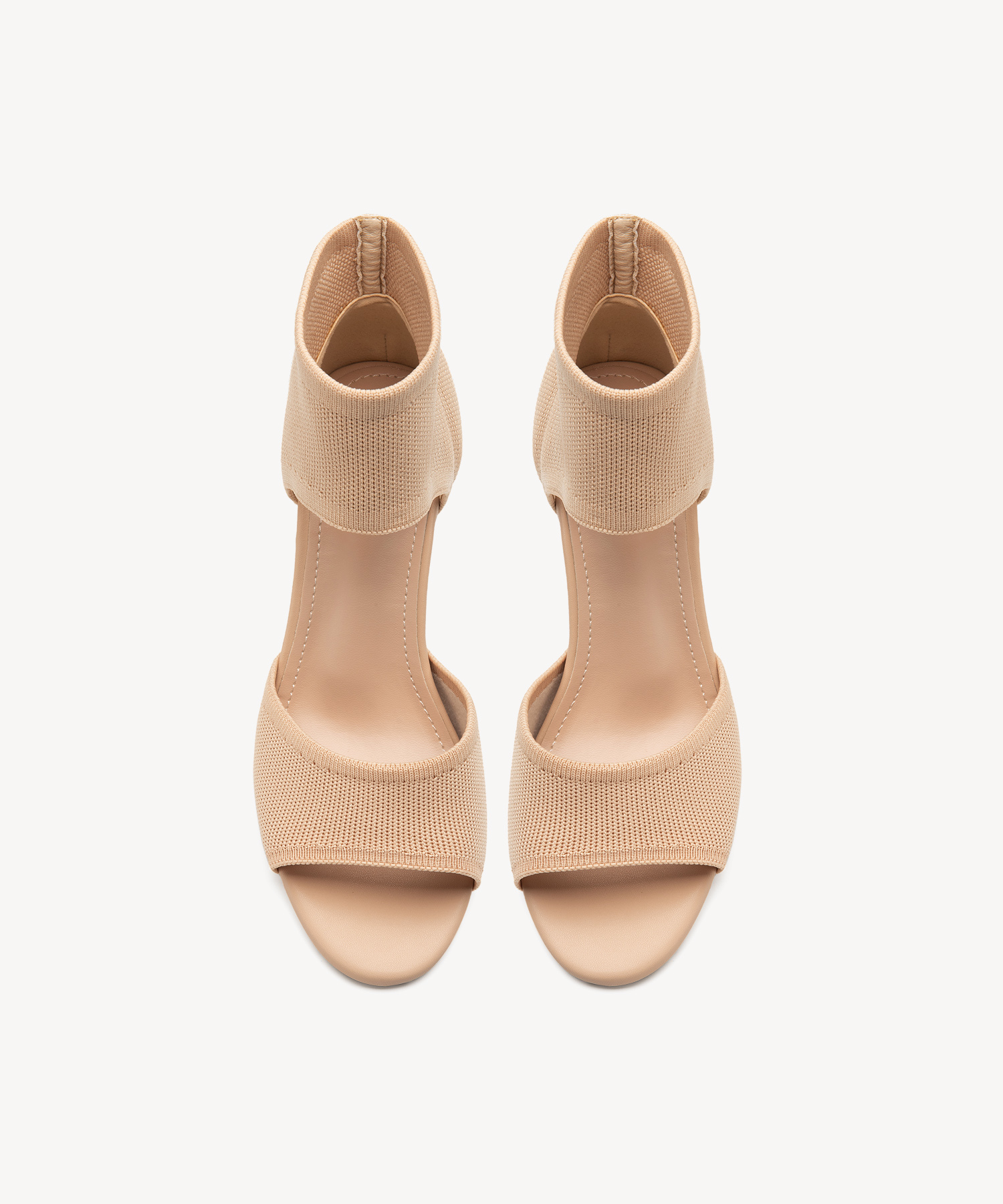 MOUSSE FIT Women Peep Toe Stiletto Heeled Sandals