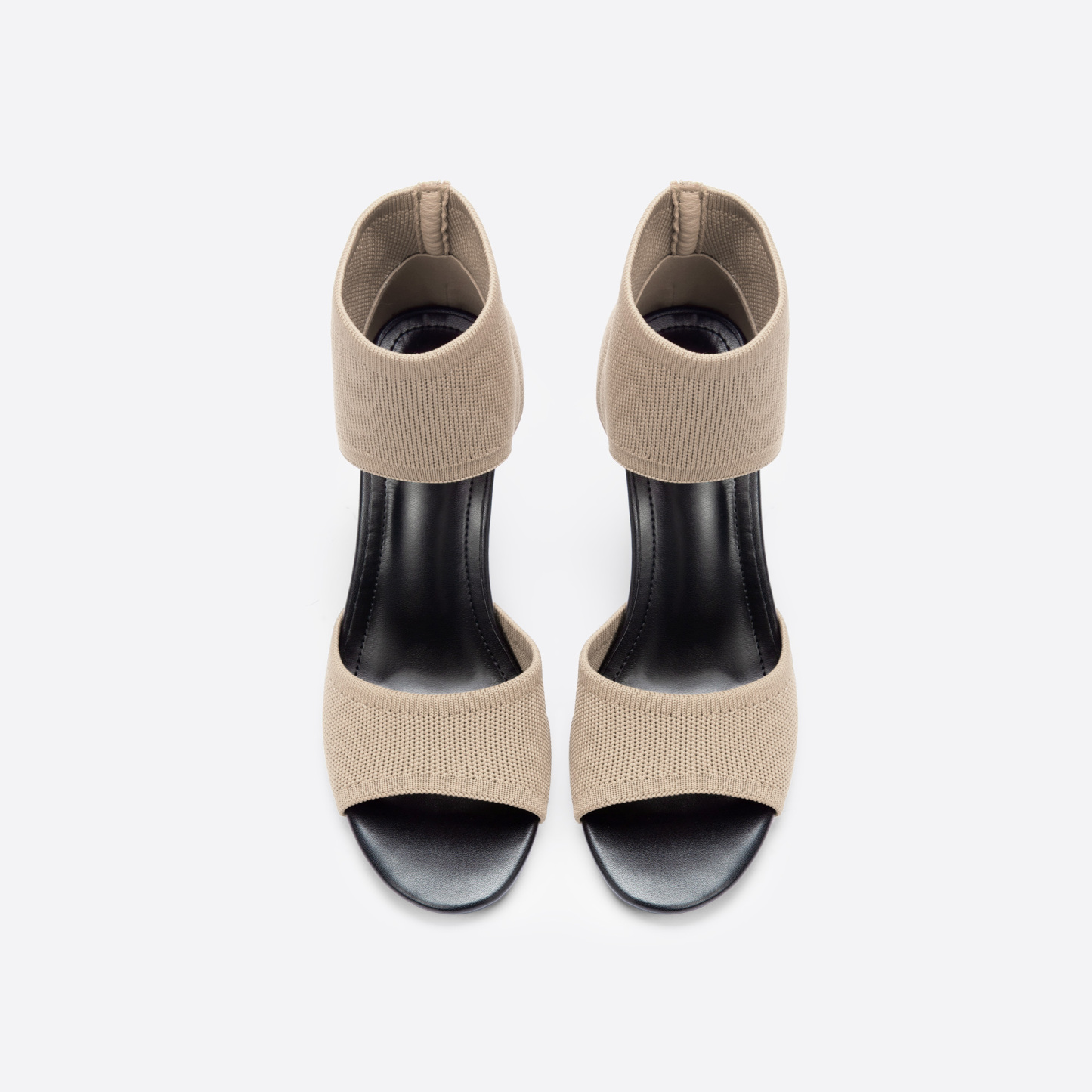 MOUSSE FIT Women Peep Toe Stiletto Heeled Sandals
