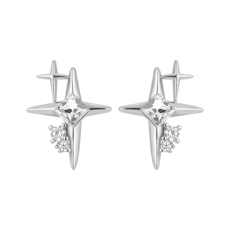 Star Silver Ear Studs | Jentle Jewelry
