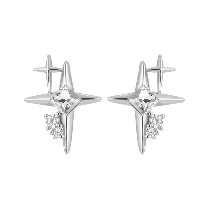 Star Silver Ear Studs | Jentle Jewelry