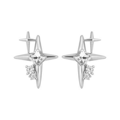 Star Silver Ear Studs | Jentle Jewelry