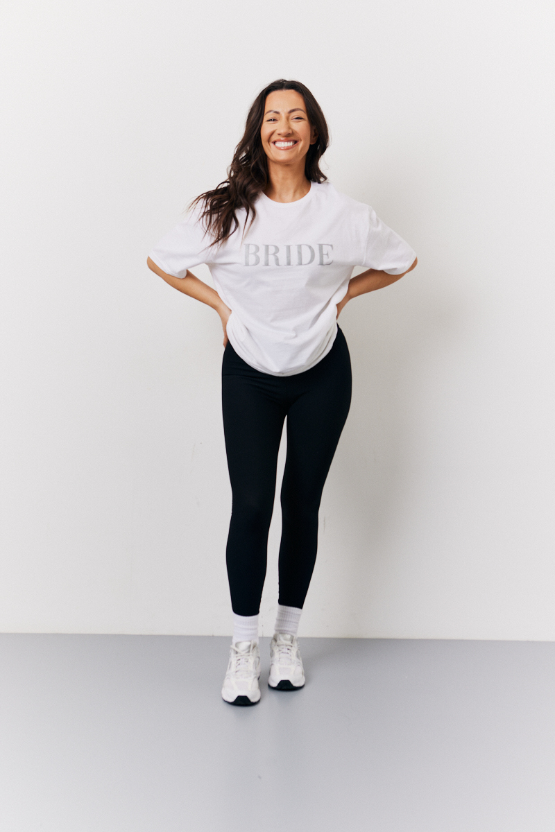 White Bride Slogan T-Shirt