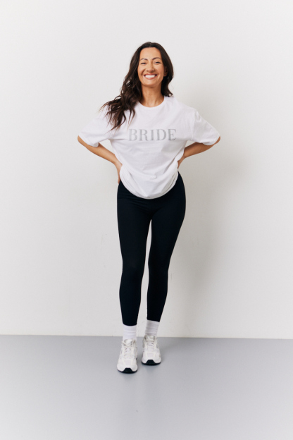 White Bride Slogan T-Shirt