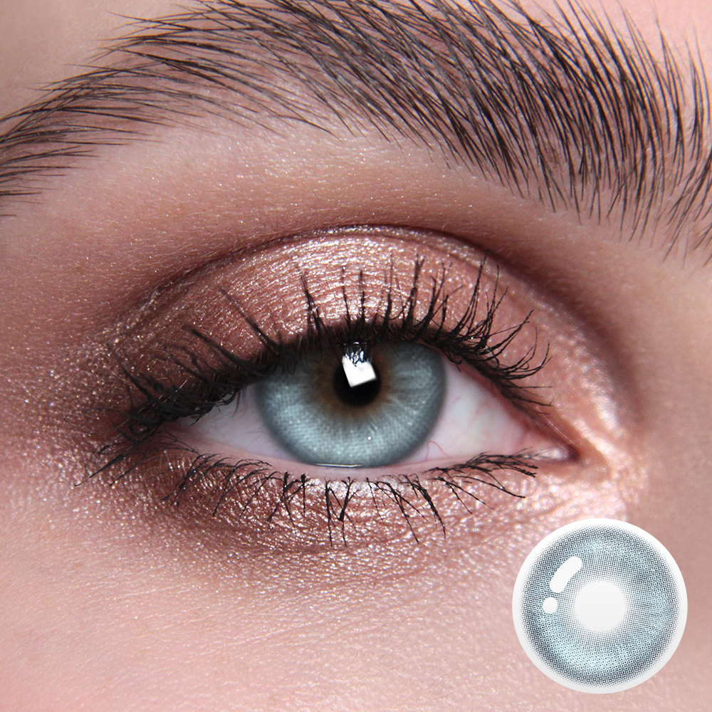 Snowy Blue Contact Lenses(12 months wear)
