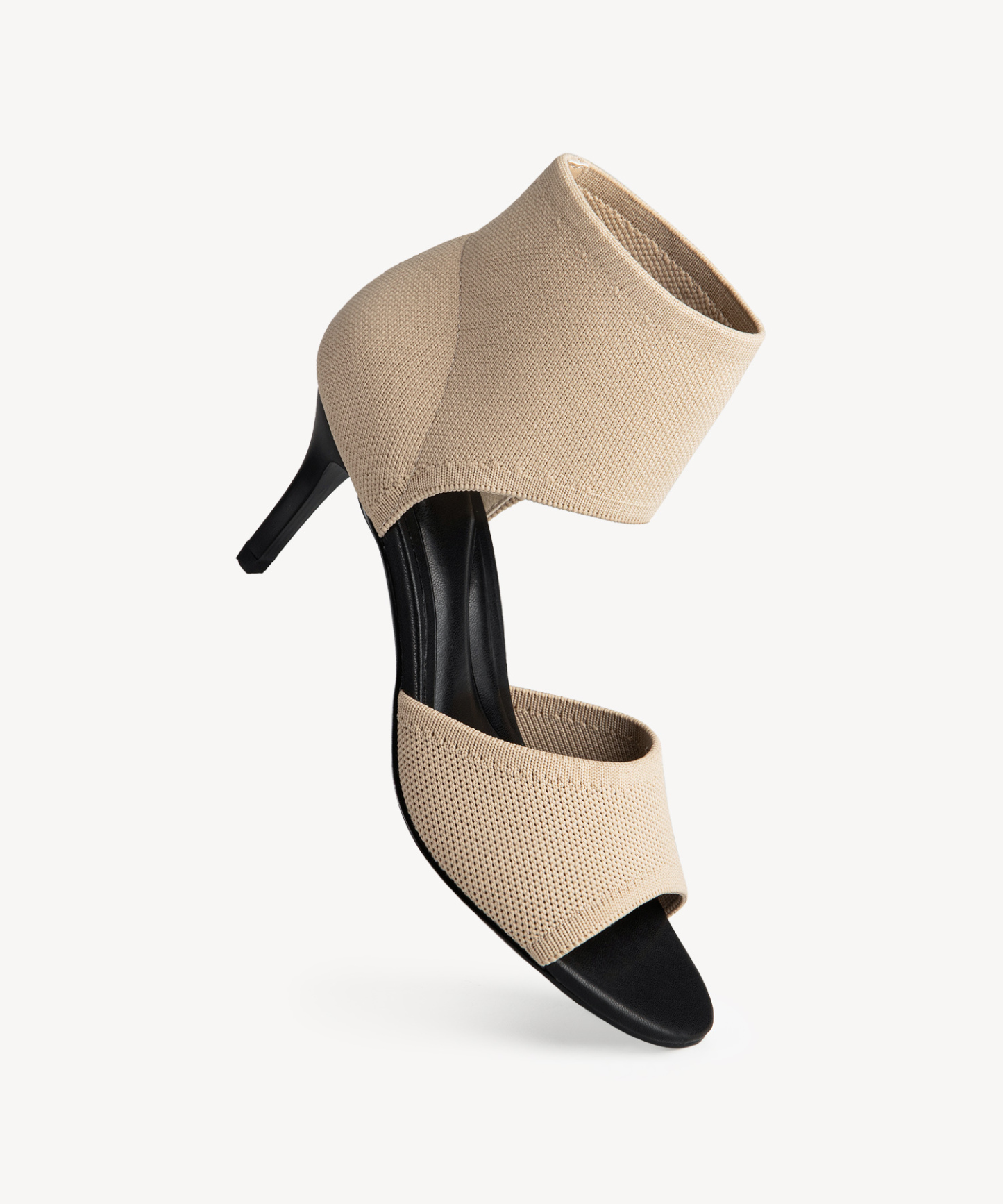 MOUSSE FIT Women Peep Toe Stiletto Heeled Sandals