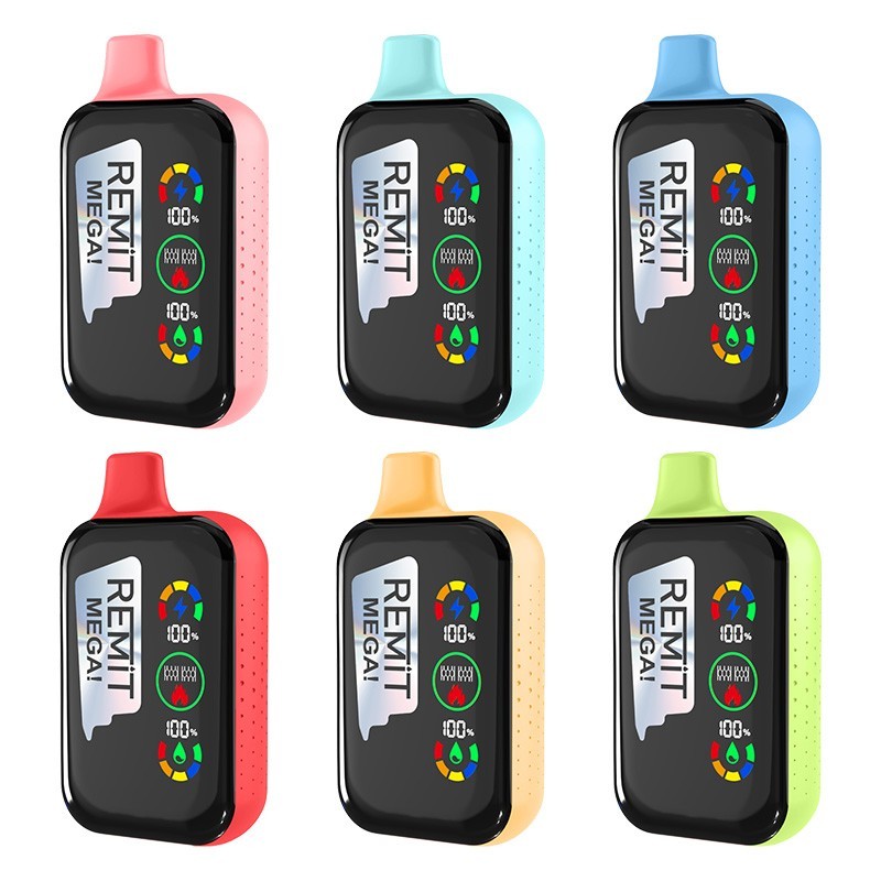 [Global-CN03] REMIT MEGA 18000 puffs Rechargeable DPS Kit 650mAh 18ml-CigBest