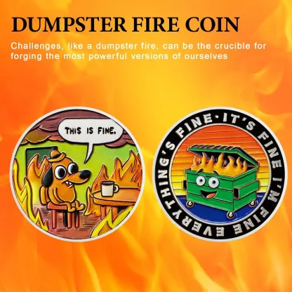 Dumpster Fire Challenge Coin Ⅱ