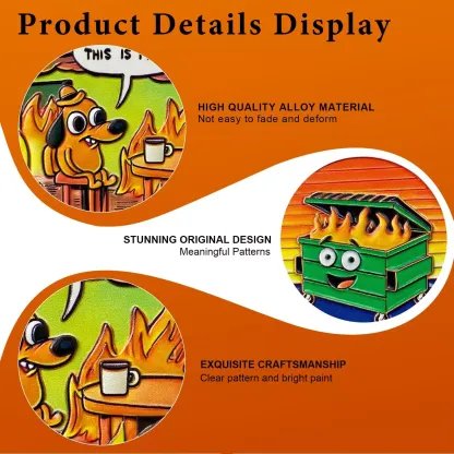 Dumpster Fire Challenge Coin Ⅱ