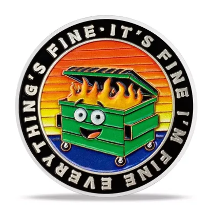 Dumpster Fire Challenge Coin Ⅱ