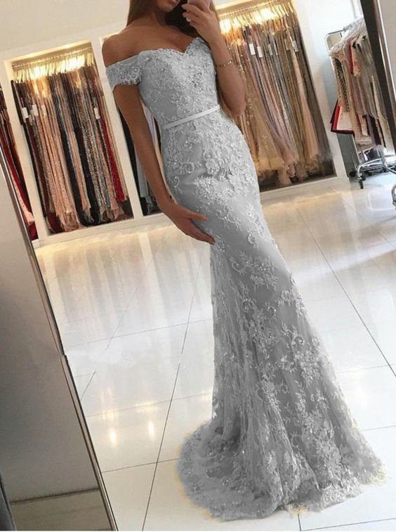 robe de soirée longue | robe de cérémonie dentelle