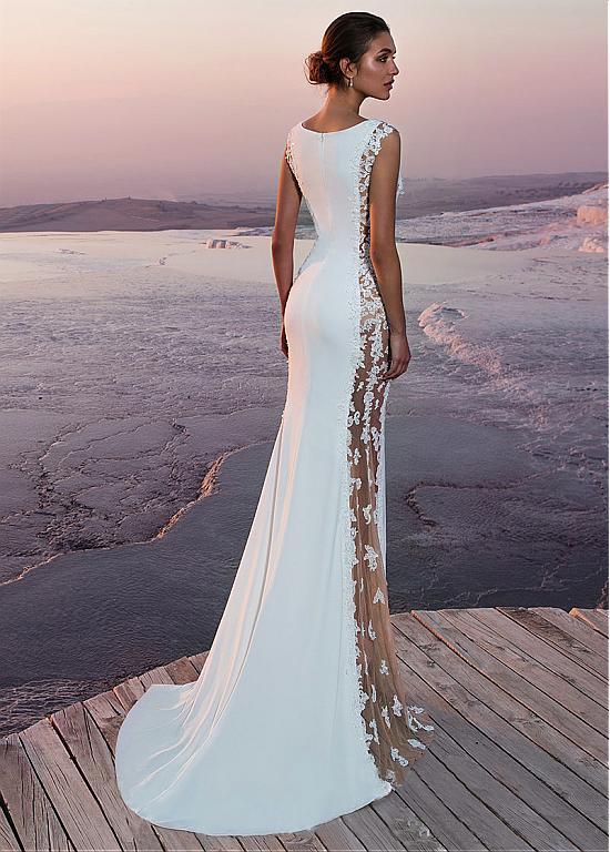 Robe de soirée sirène sexy avec dentelle | Robe de cérémonie trompette chic