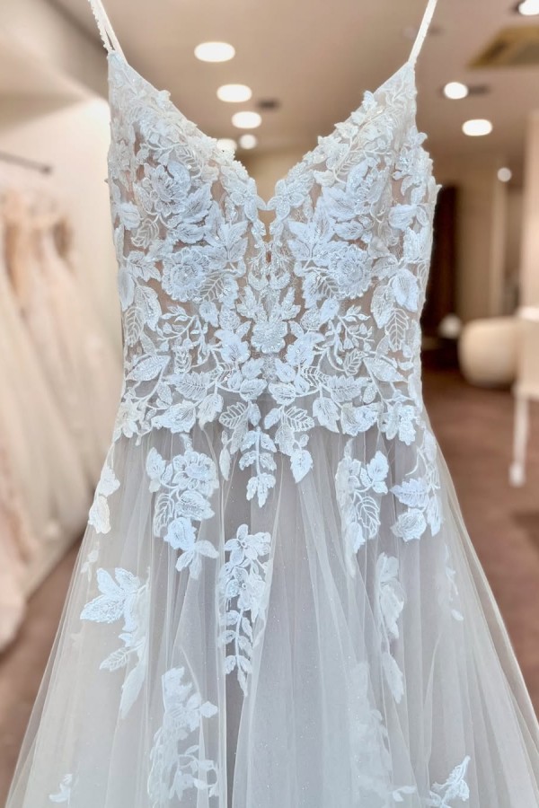 Boho Hochzeitskleider A Linie Spitze Brautmoden Brautkleider Online