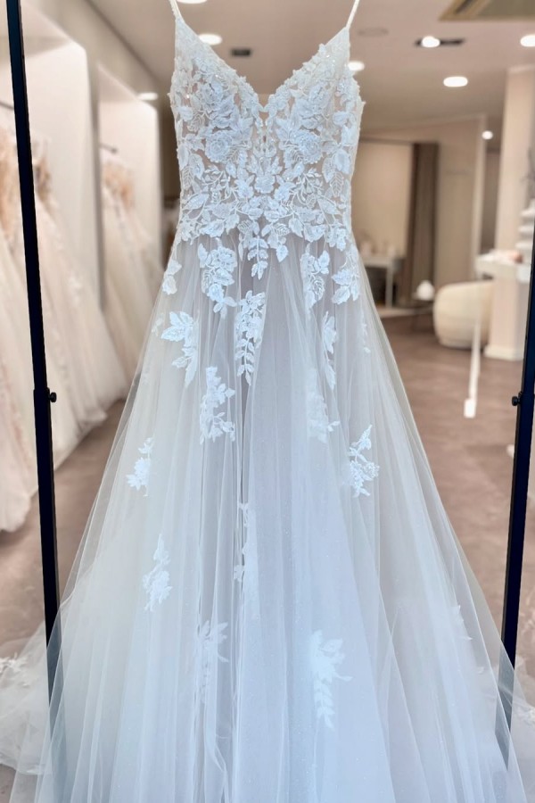 Boho Hochzeitskleider A Linie Spitze Brautmoden Brautkleider Online
