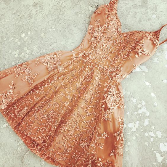 Forme Princesse Courte/Min Bretelle Col en Cœur Robe de Soiree 2021 avec Dentelle et Perles