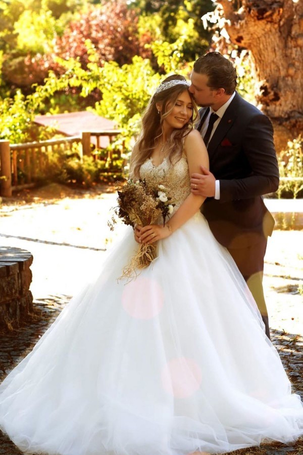 Magnifiques robes de mariée princesse | Robe de mariée avec dentelle