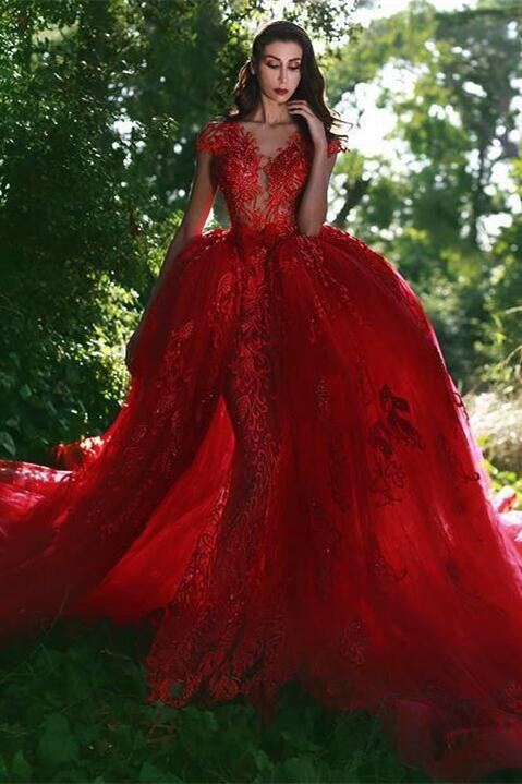 robe de soirée sirène | robe de soirée rouge