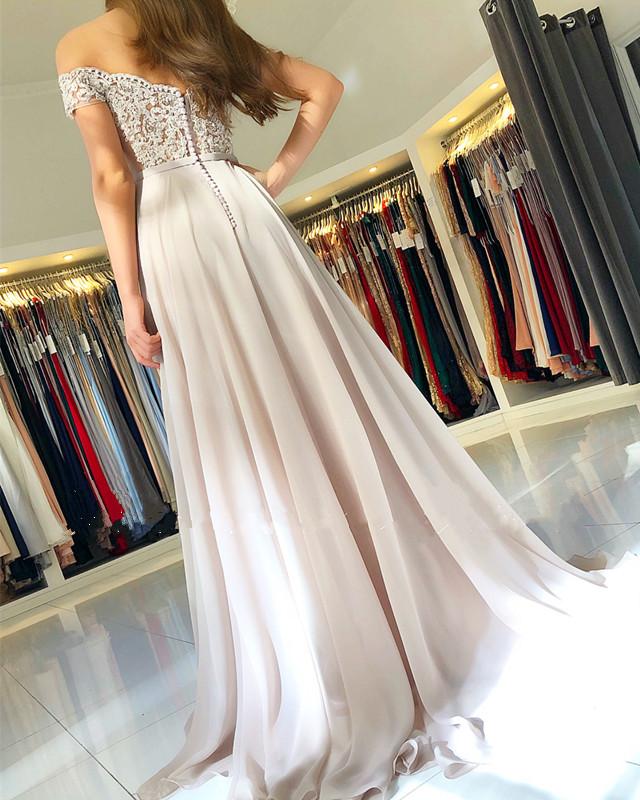 Robe de Soirée Dentelle | Robe de soirée Longue Epaule Nue