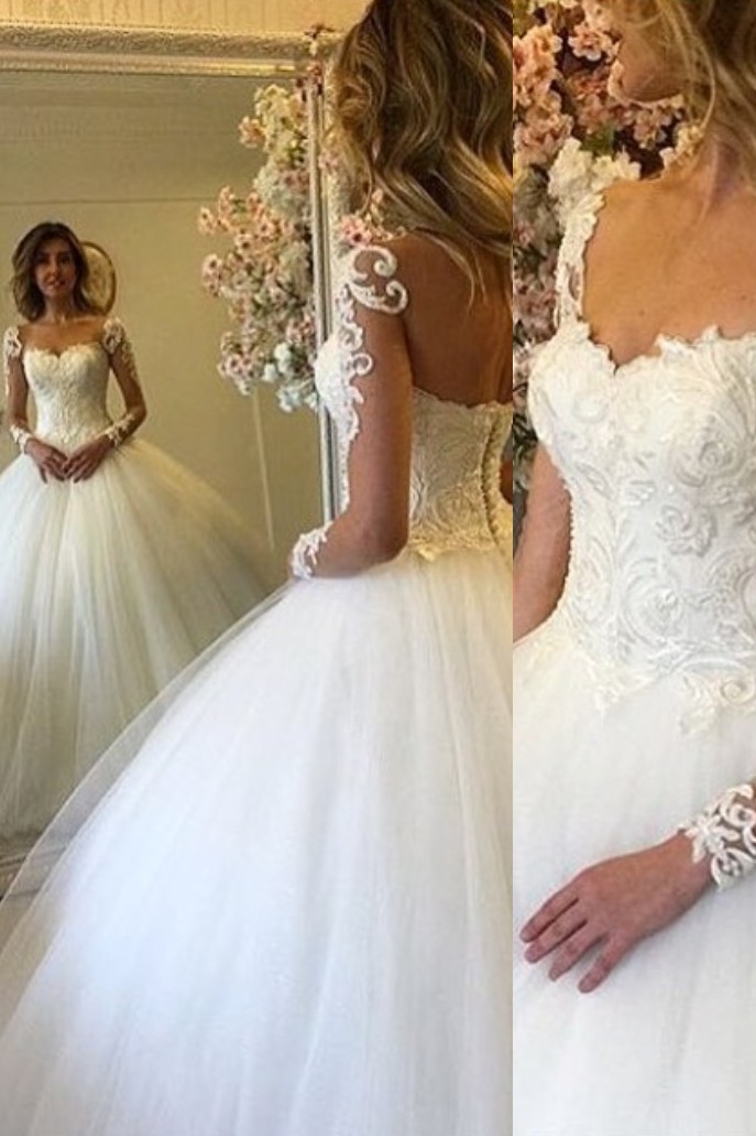 Forme Marquise alayage/Pinceau train Col en cœur Robes de mariée 2021 avec Dentelle