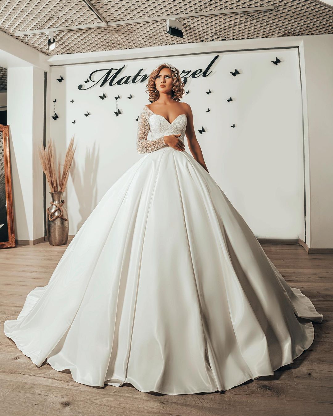 Robes de mariée de luxe princesse | Robes de mariée à manches