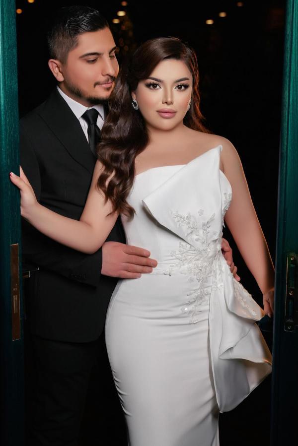 Robes de mariée de créateurs simples | Robes de mariée sirène satin