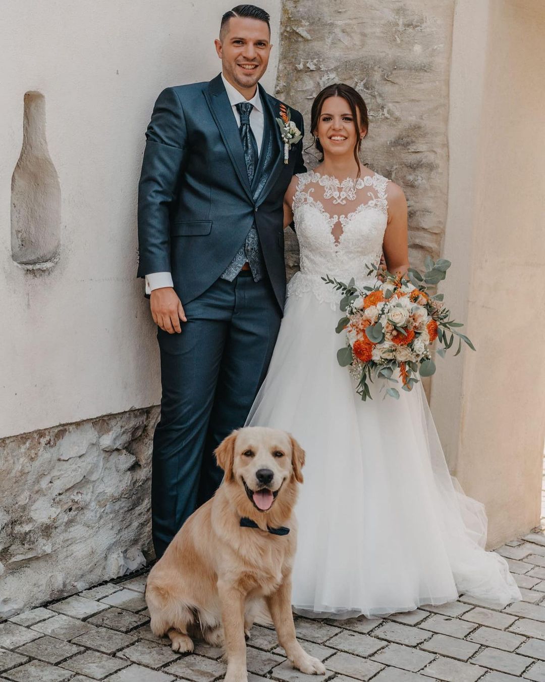 Robe de mariée simple A ligne | Robes de mariée avec dentelle