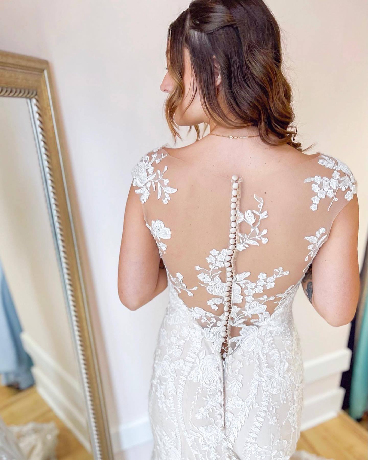 Robes de mariée Crème | Robes de mariée sirène dentelle