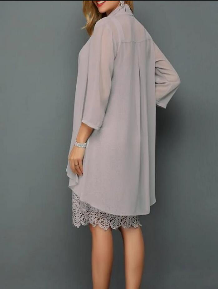 Dentelle Mère De La Mariée Robes Courtes | Robes mère de la mariée avec veste