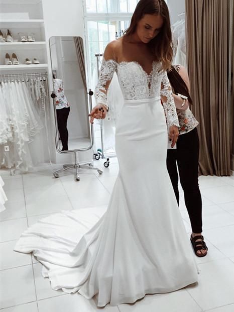 Robe de mariage 2021 | Robe de mariage longue élégante