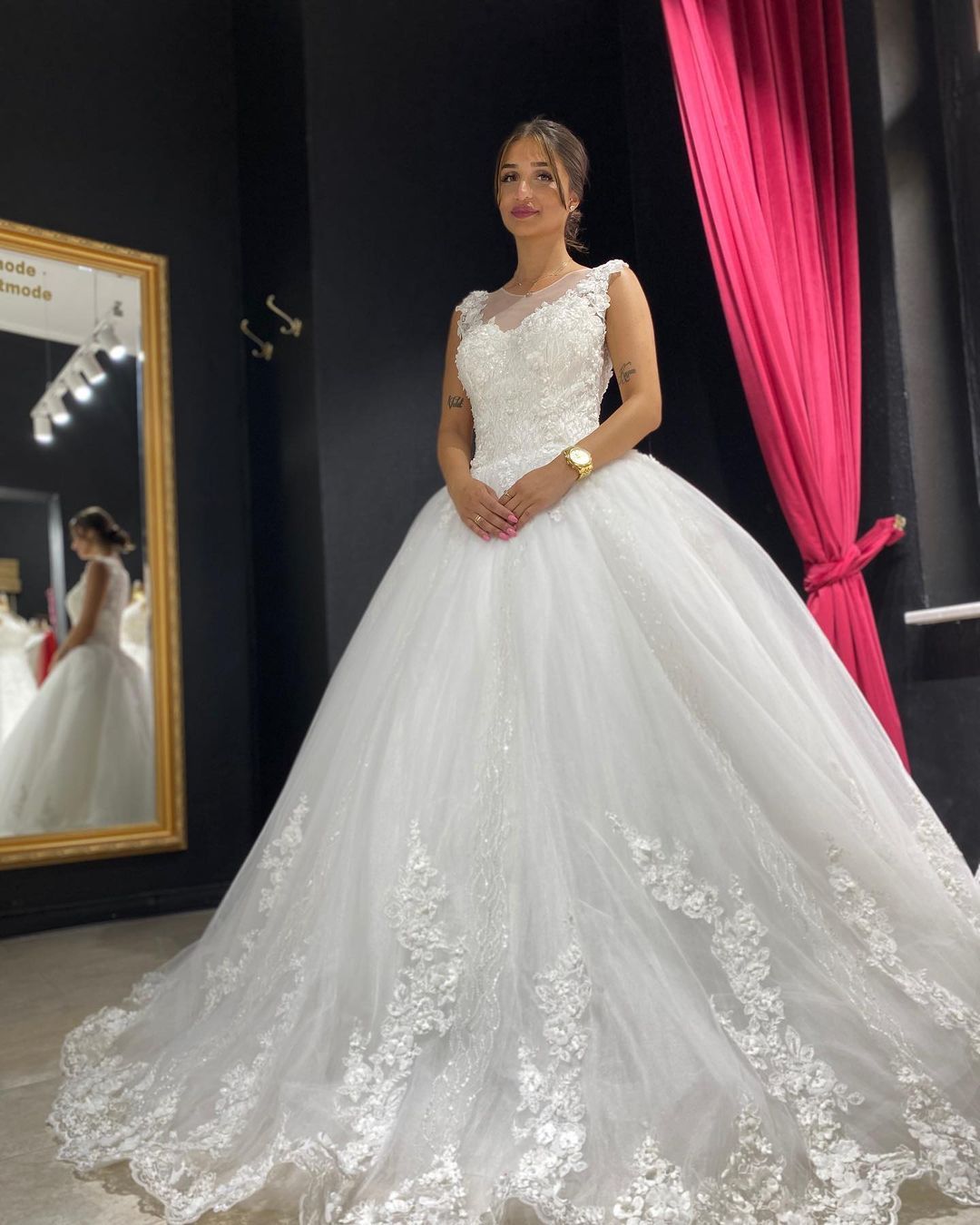 Robes de mariée élégantes Princesse | Robes de mariée en tulle avec dentelle
