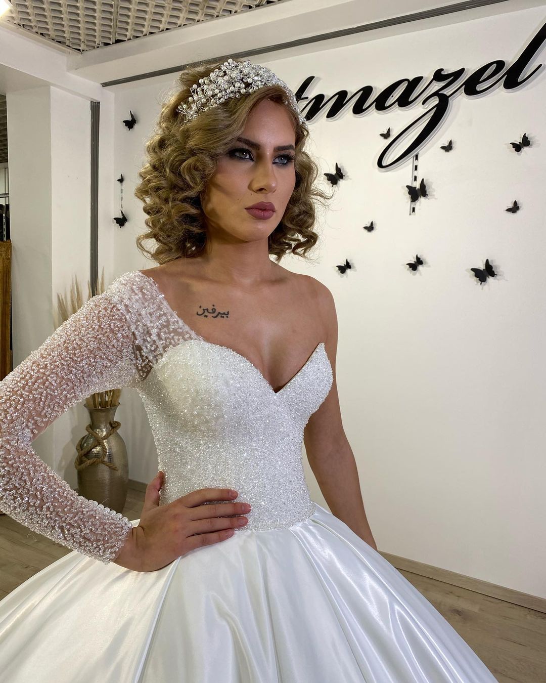 Robes de mariée de luxe princesse | Robes de mariée à manches